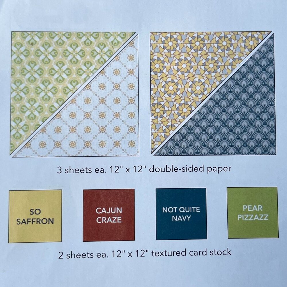 Country Club Combo Pack - Simply Scrappin' Card Stock, Die Cuts, Patterned Paper